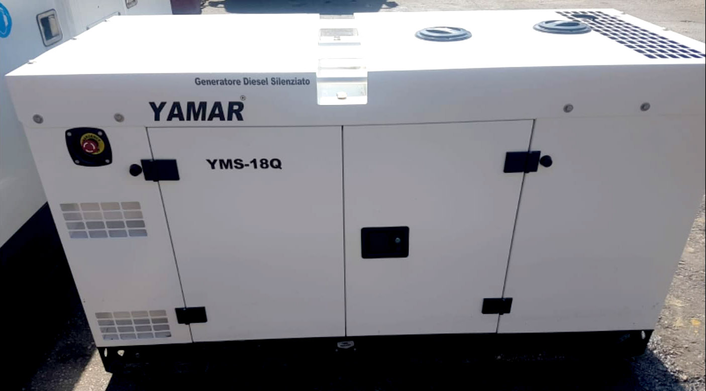 גנרטור תעשייתי דיזל 20KVA עוצמתי וחזק מבית חברת YAMAR KDF-18Q
