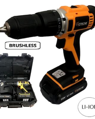 מקדחה \ מברגה נטענת Brushless 18V מדגם HP800105 מבית חברת HOTECHE