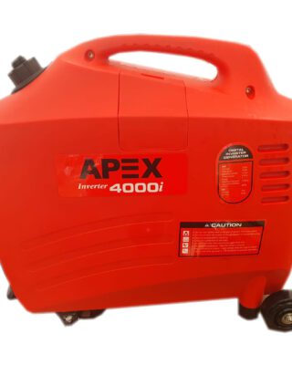 גנרטור מושתק אינוורטר בנזין 4200W של חברת Apex כולל התנעה עם שלט רחוק.