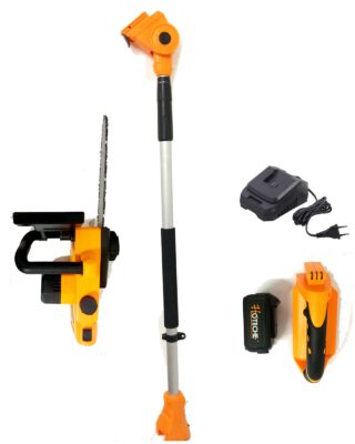 סט משור גובה 10" נטען לעבודה בגובה 20V/4AH כולל סוללה ומטען HT-LI220-SAWLONG מבית HOTECHE