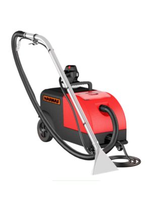 מכונה לניקוי ריפודים / שטיחים / ספות כולל מברשת מסתובבת וסט אביזרים KARNAF