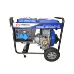 גנרטור דיזל פתוח 6500W חד פאזי הנעת סטרטר מבית Premium Tools