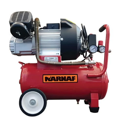 מדחס קומפרסור 25L עם 4 כ"ס ראש כפול מבית KARNAF